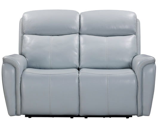 CASCADE - SEA MIST GREY POWER LOVESEAT