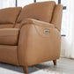 AUSTIN - CARAMEL CREAM POWER CONSOLE LOVESEAT