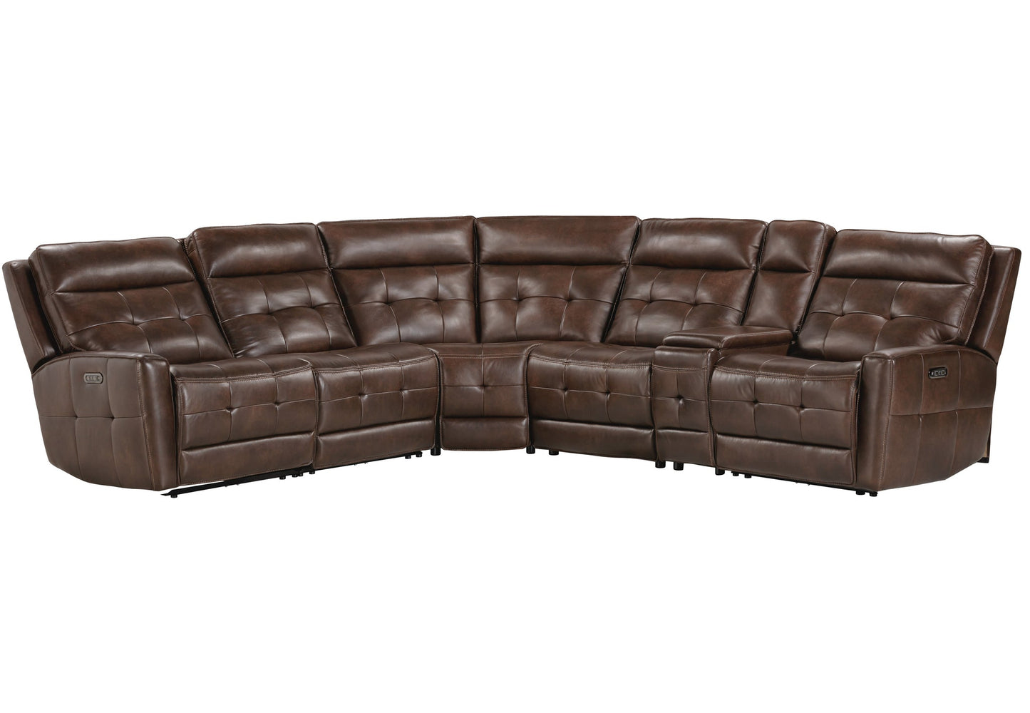 CANTERBURY - ACORN 6PC ZERO GRAVITY MODULAR POWER RECLINING SECTIONAL