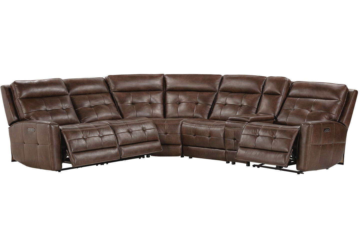 CANTERBURY - ACORN 6PC ZERO GRAVITY MODULAR POWER RECLINING SECTIONAL