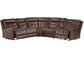 CANTERBURY - ACORN 6PC ZERO GRAVITY MODULAR POWER RECLINING SECTIONAL