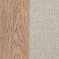 Kailani 52-inch Queen Wingback Bed Beige Oak