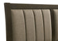 Wilkes 51-inch Upholstered California King Bed Dark Cocoa