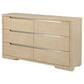 Ladera 6-drawer Bedroom Dresser Light Elm