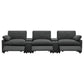 Collins 5-Piece Power Reclining Home Theater Seating Dark Grey