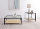 Amherst 2-piece Coffee and End Table Set Black
