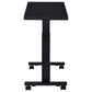 Westpark Height Adjustable Mobile Bedroom C-Table Black
