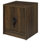 Westpark 2-drawer Nightstand LED Lights and USB Dark Pine