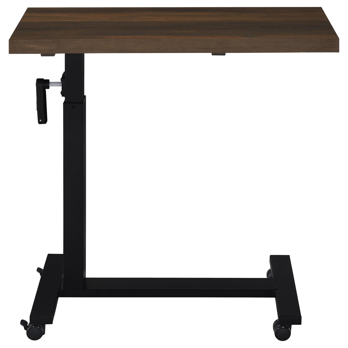 Westpark Height Adjustable Mobile Bedroom C-Table Dark Pine