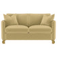 Corliss Upholstered Curved Track Arm Loveseat Camel