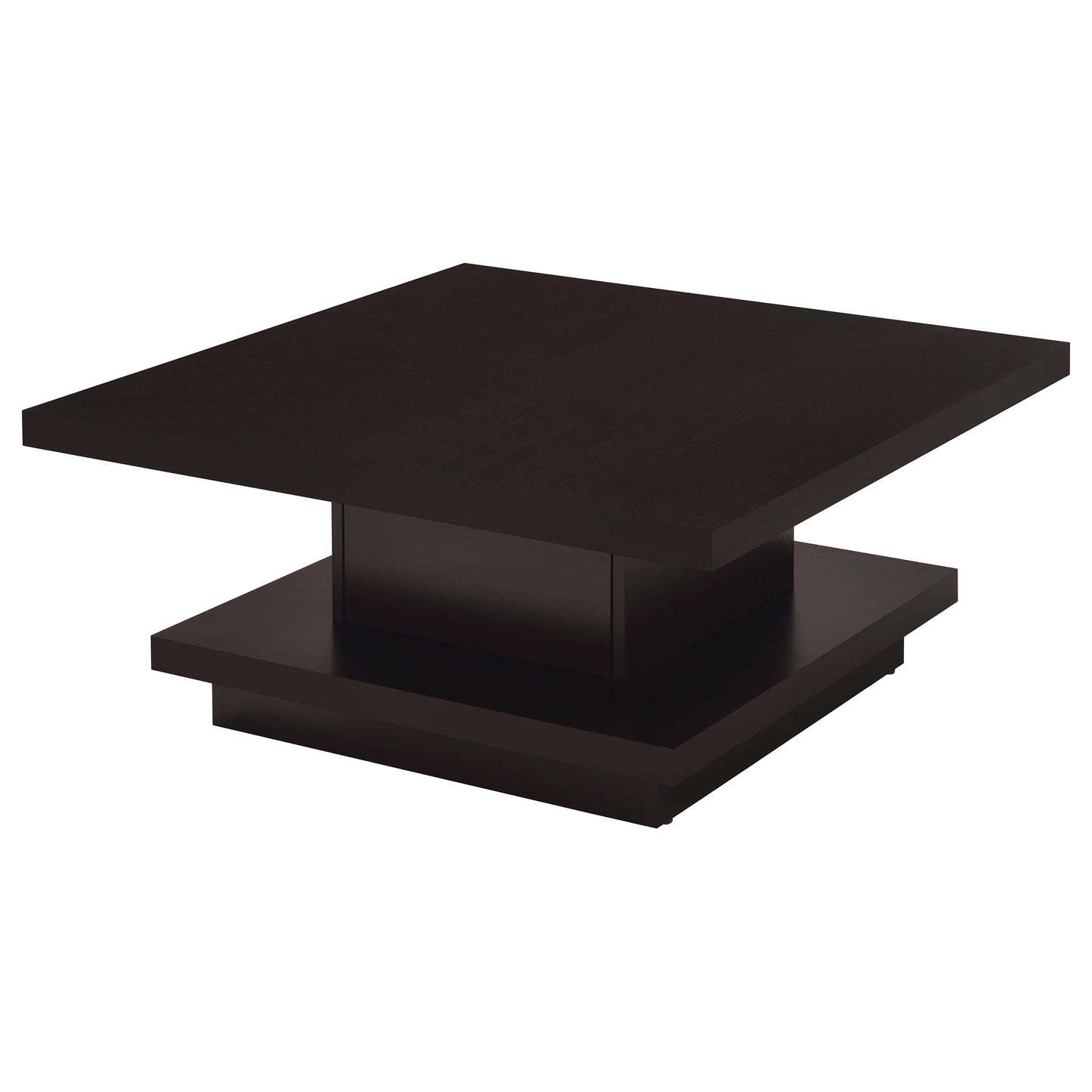 Reston 2-piece Square Coffee and End Table Set Cappuccino