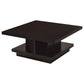 Reston 3-piece Square Coffee and End Table Set Cappuccino