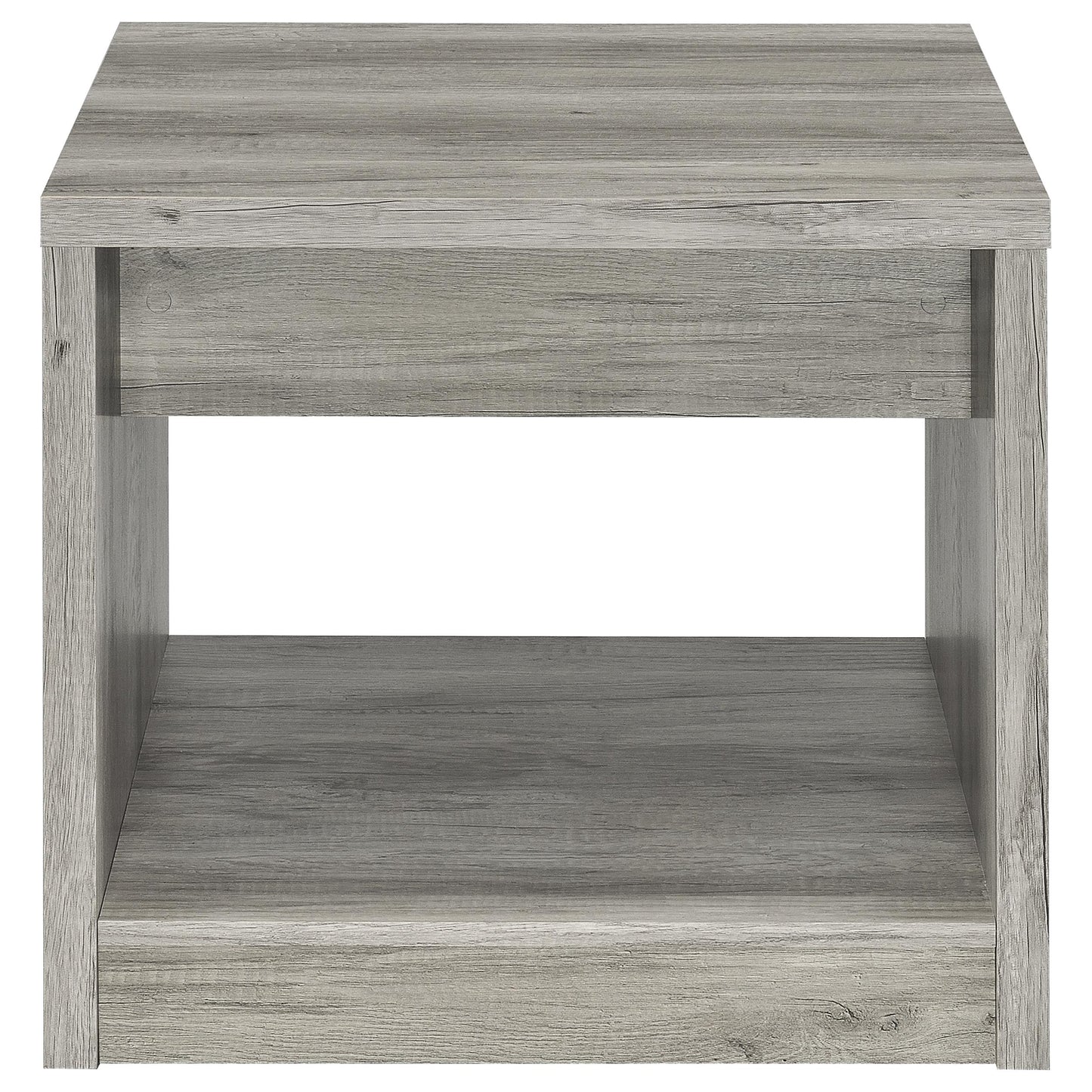 Felix 3-piece Coffee and End Table Set Grey Driftwood