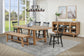 Middleton 4-door Sideboard Server with Dual Drawers Natural