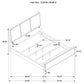 Arini 56-inch California King Panel Bed Cream and Sand Wash