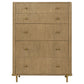 Arini 5-piece California King Bedroom Set Cream and Sand Wash