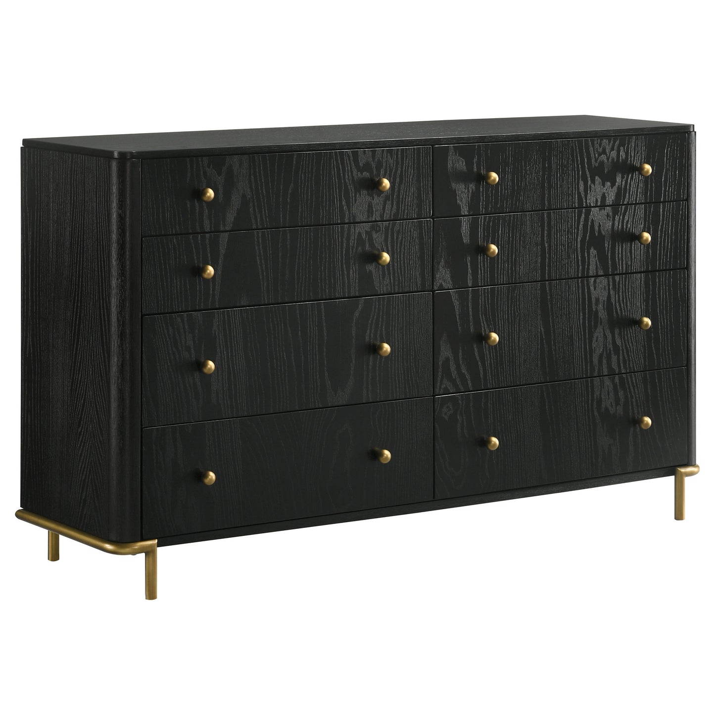 Arini 4-piece California King Bedroom Set Black and Natural