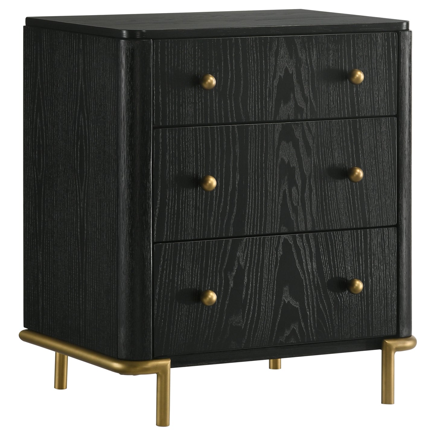 Arini 5-piece California King Bedroom Set Black and Natural