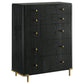 Arini 5-piece California King Bedroom Set Black and Natural
