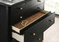 Arini 5-piece California King Bedroom Set Black and Natural