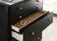 Arini 5-piece Eastern King Bedroom Set Cream and Black