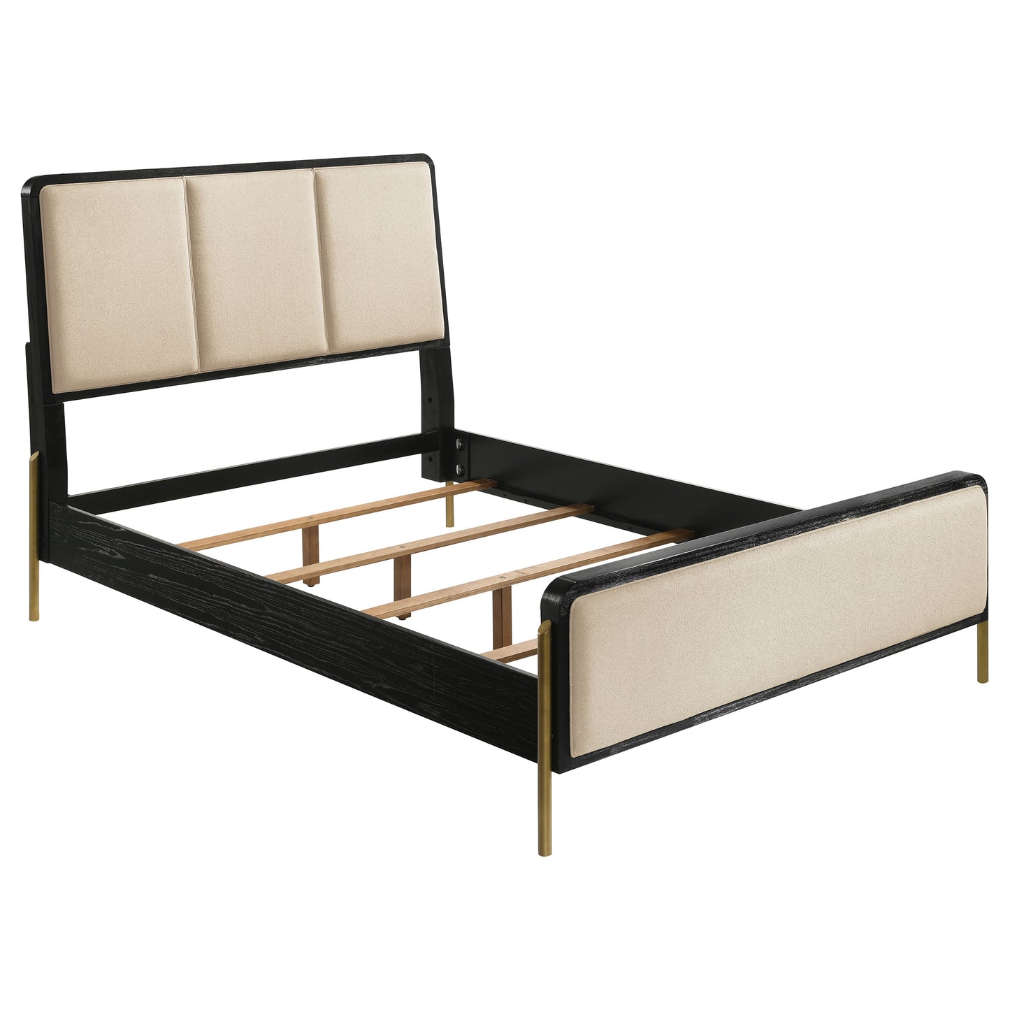 Arini 4-piece Queen Bedroom Set Cream and Black