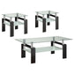 Dyer 3-piece Rectangular Coffee and End Table Set Black