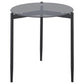 Rosalie 2-piece Round Coffee and End Table Set Grey