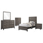 Watson Five-piece Twin Bedroom Set Grey Oak