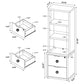 Westpark 3-piece Full Bedroom Set Bookcase Headboard Black