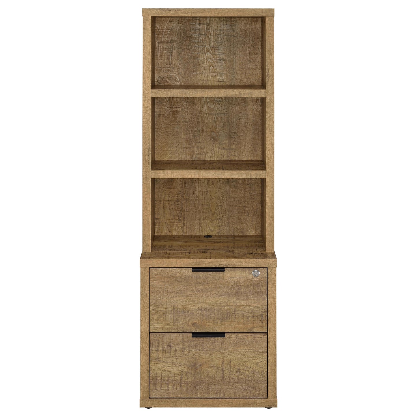 Westpark 3-piece Wall Unit Bookcase Set with USB Mango