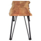 Sherman Wood Dining Bench Natural Acacia