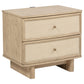 Kailani 4-piece Eastern King Bedroom Set Beige Oak