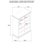 Sumerlin 6-drawer Bedroom Chest of Drawers Black