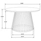 Touhy 3-piece Round Coffee and End Table Set Natural Mango