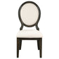 Twyla 7-piece Round Wood Dining Room Table Set Dark Cocoa