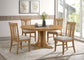 Hartville Dining Side Chair Natural Light Brown (Set of 2)