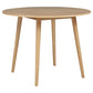 Andrews 5-piece Round Counter Dining Set Light Ash and White
