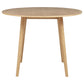 Andrews 5-piece Round Counter Dining Set Light Ash and White