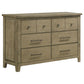 Hazlewood 4-piece Eastern King Bedroom Set Vineyard Oak