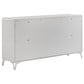 Cassia 5-piece Eastern King LED Bedroom Set White High Gloss