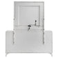 Cassia 6-drawer Dresser Cabinet with Mirror White High Gloss