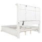 McKinney Eastern King LED Light Panel Bed Vintage White