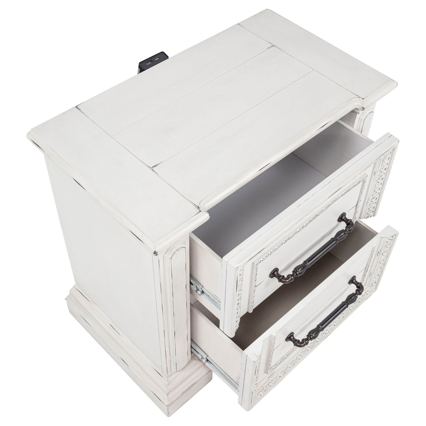 McKinney 4-piece Queen Bedroom Set Vintage White