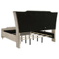 Lorient 5-piece Queen Bedroom Set Ivory and Camel