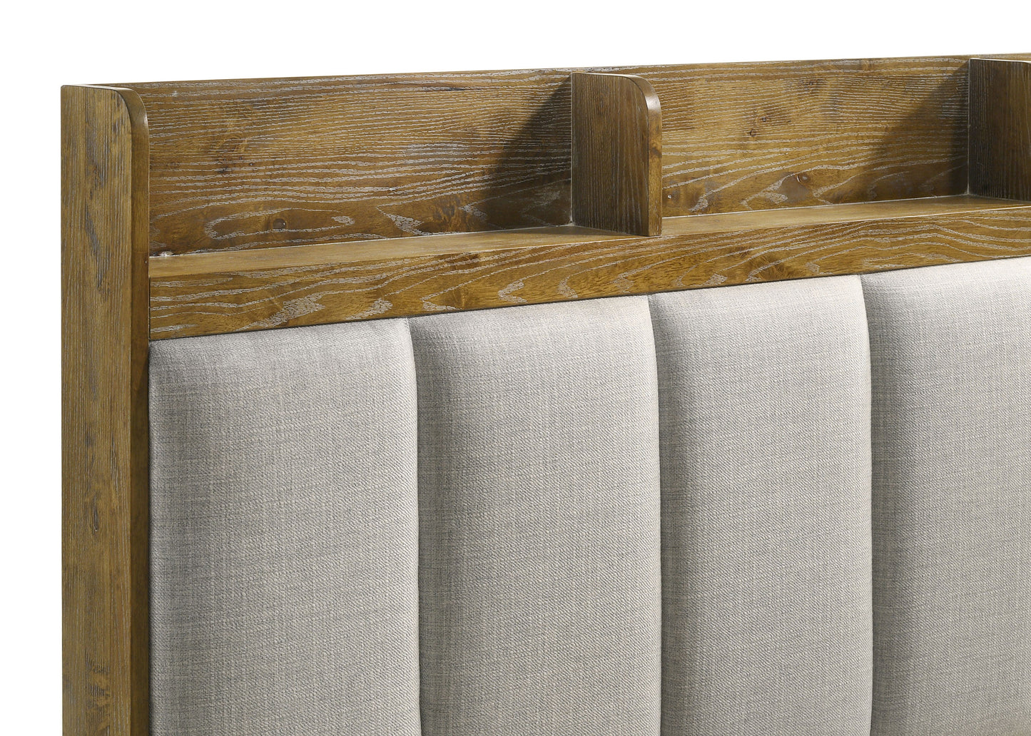 Henderson 4-piece Eastern King Bedroom Set Medium Oak