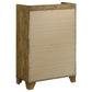 Henderson 5-piece Eastern King Bedroom Set Medium Oak