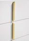 Ines 2-drawer Nightstand Bedside Table White High Gloss