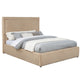 Lawson 54-inch Upholstered Full Platform Bed Light Saddle