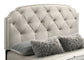 Marianna 4-drawer Upholstered Eastern King Storage Bed Cream